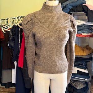 Elegant Tan Turtleneck Sweater